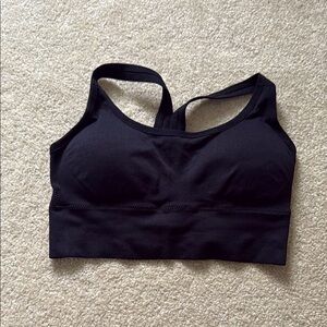 Black Sports Bra